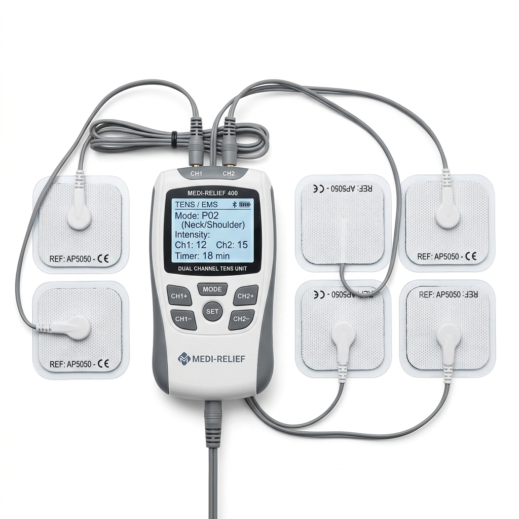 TENS 7000 2nd Edition Digital TENS Unit with Accessories & Case